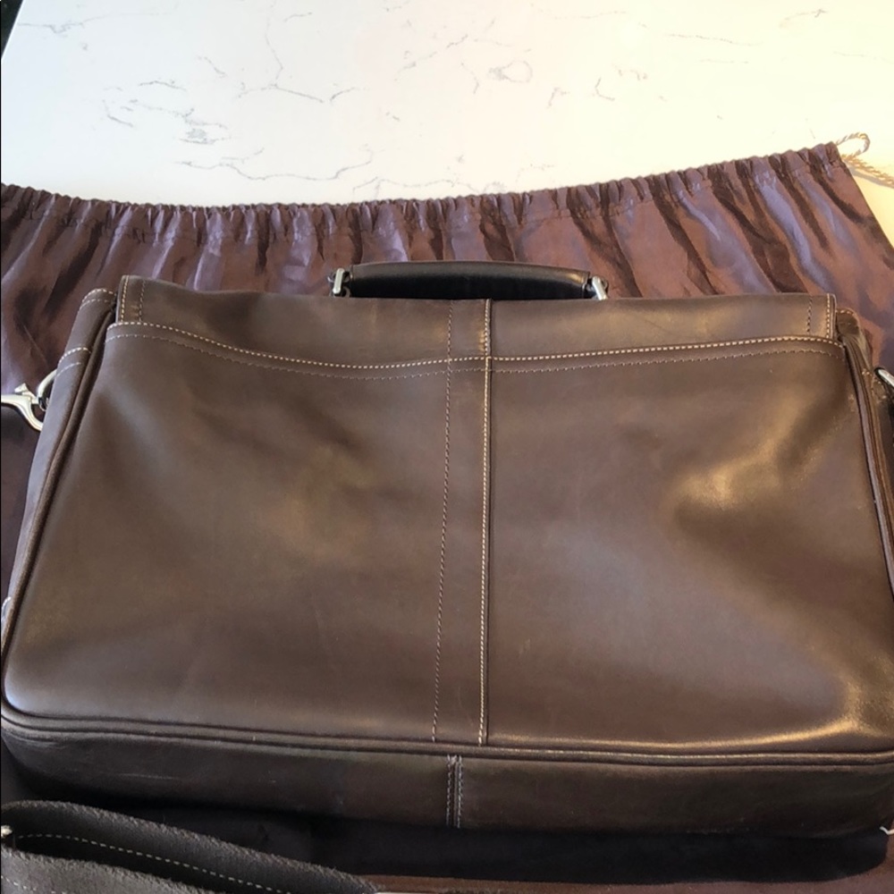 Coach Leather Briefcase - Picture 4 of 7